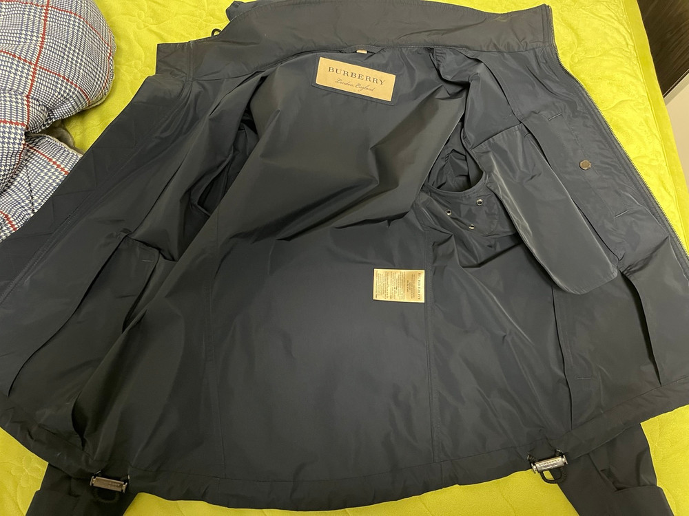 버버리 BURBERRY 네이비 후드 자켓 95~100사이즈 이미지