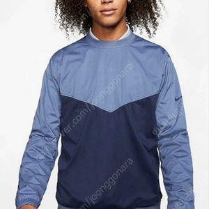 (골프)나이키 쉴드 골프 바람막이 블루 L(105) 이미지