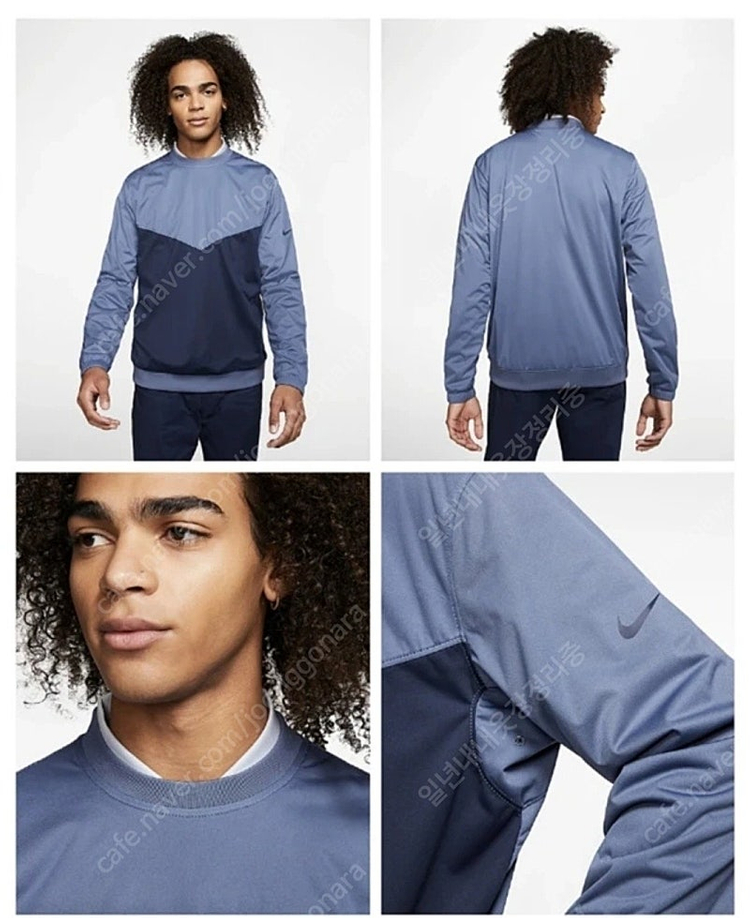 (골프)나이키 쉴드 골프 바람막이 블루 L(105) 이미지