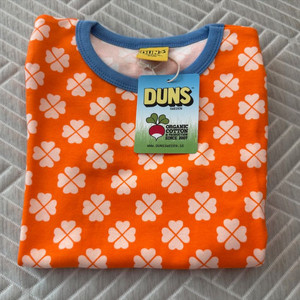 던스 주황클로버 반팔티 104 새상품 이미지