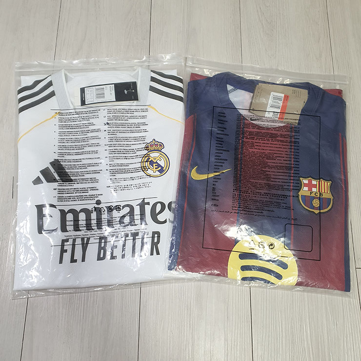 (국내배송) 25-26 축구 클럽 유니폼 져지 판매 (레알 바르샤 리버풀 아스날 첼시 맨유 맨시티 토트넘 뉴캐슬) 이미지