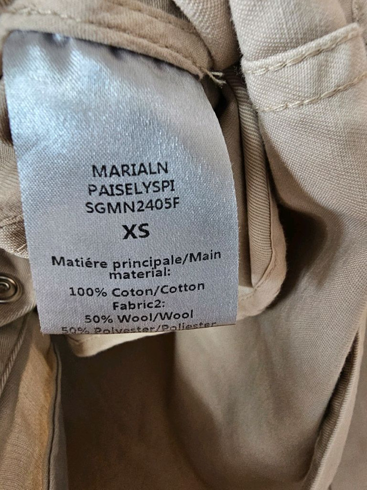 쟈딕앤볼테르 패치 야상 자켓 XS 이미지