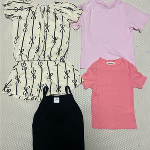 여아 여름티 상하세트 110 이미지