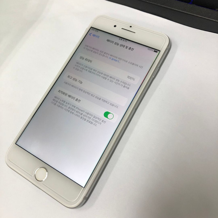 아이폰8플러스 64GB 실버 특SSS급 중고폰 배터리100% 기능정상 197738 이미지