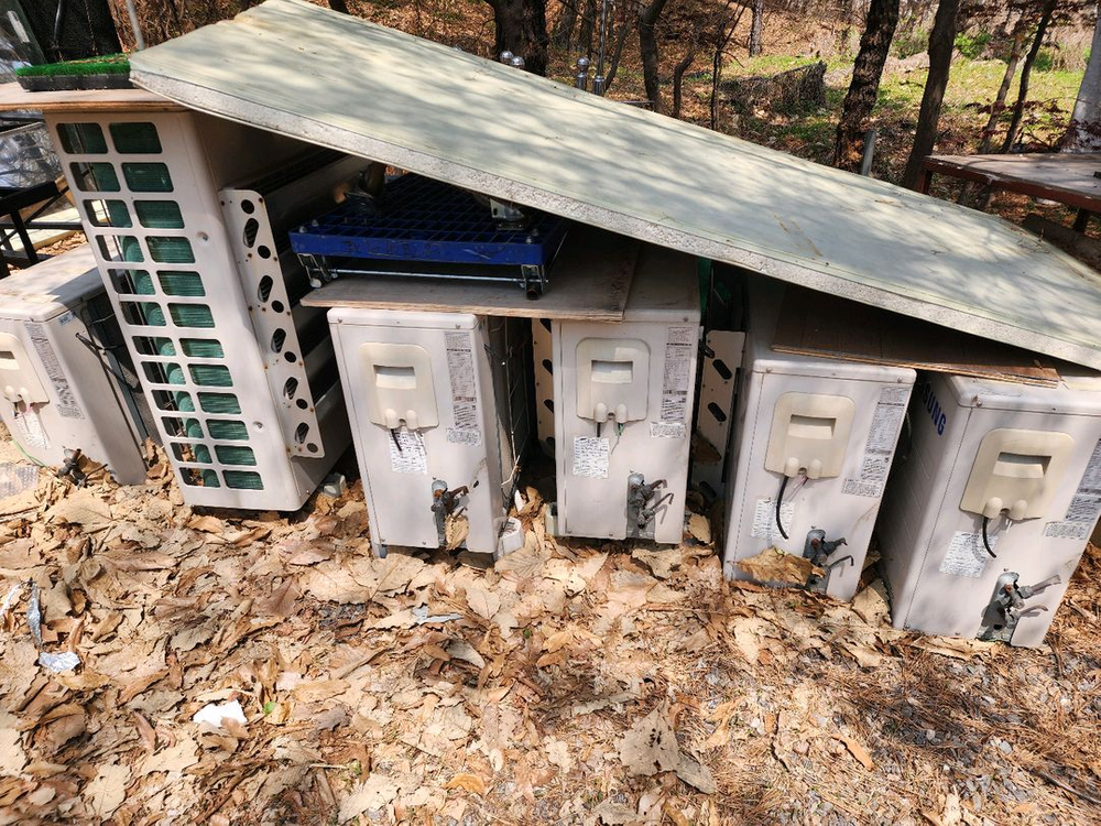 냉난방 천정형 에어컨 6대 이미지