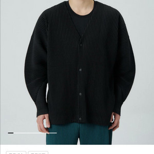 (새제품)옴므플리세 Cardigan Black 사이즈 2 이미지