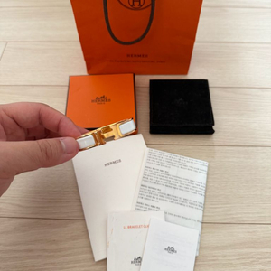 에르메스 클릭아슈 팔찌 pm 화이트 골드 이미지