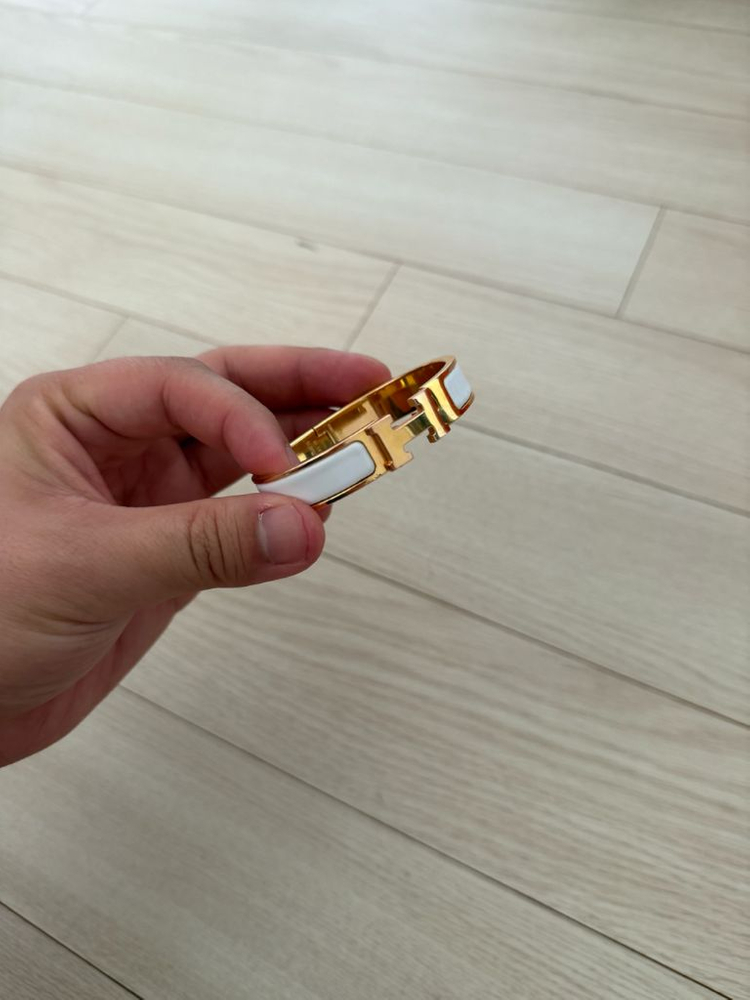 에르메스 클릭아슈 팔찌 pm 화이트 골드 이미지