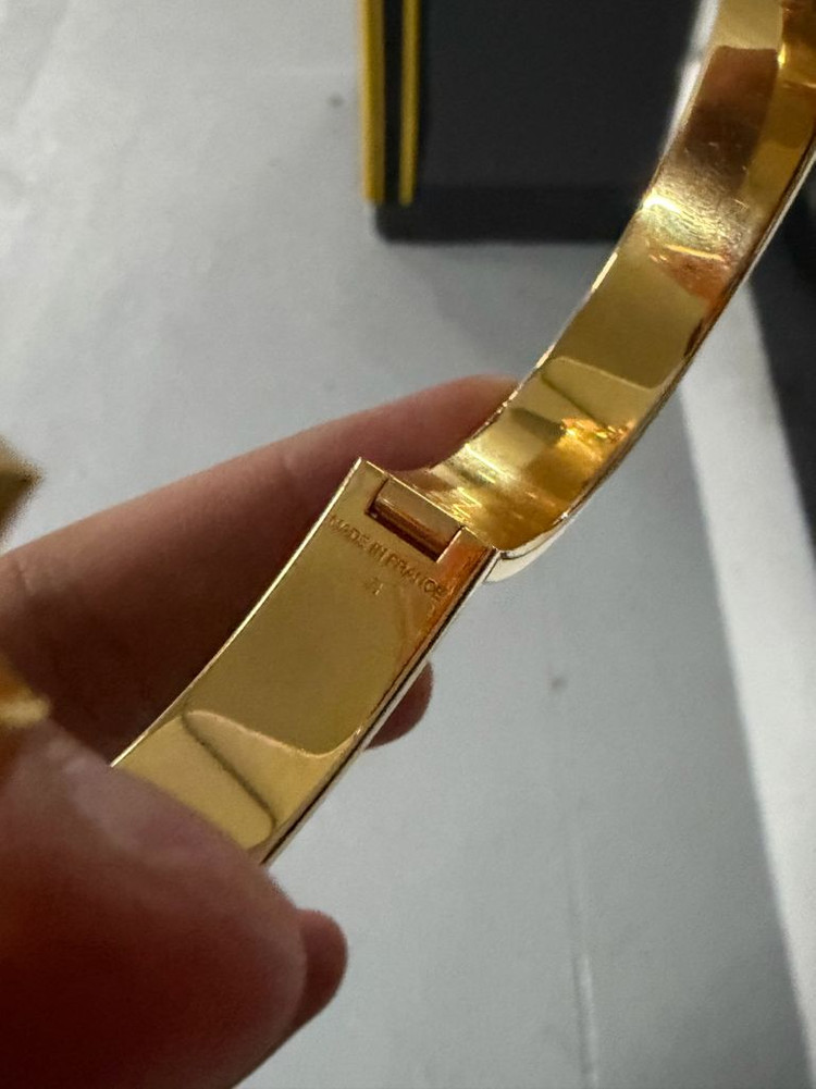 에르메스 클릭아슈 팔찌 pm 화이트 골드 이미지