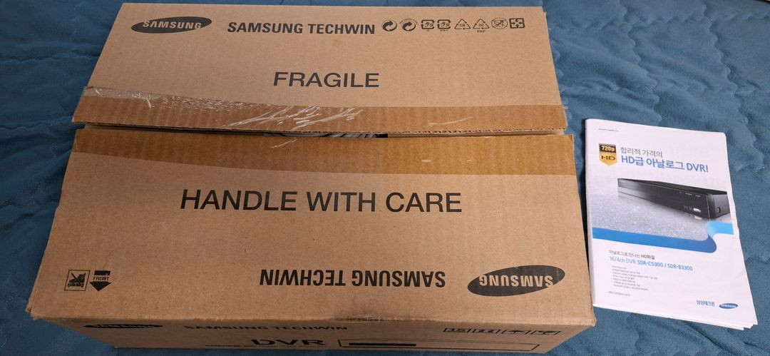 삼성 DVR CCTV 녹화기 미사용 이미지
