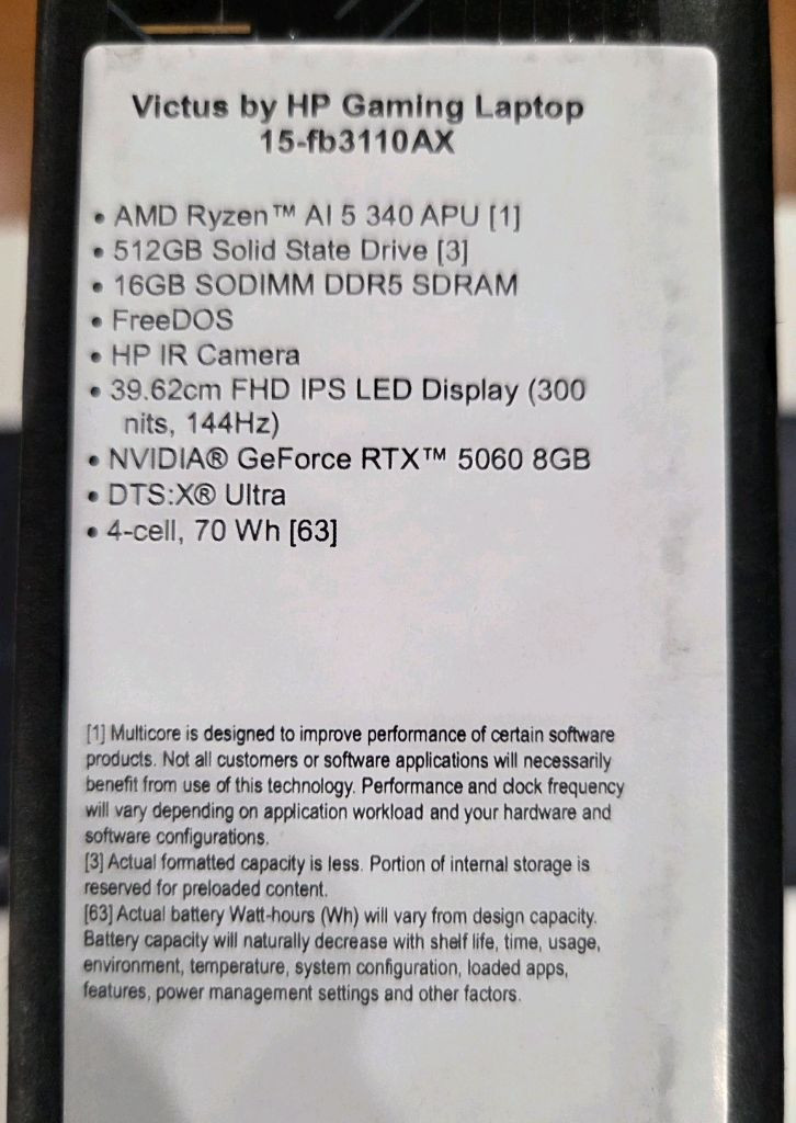 HP 빅터스 15 5060 노트북 팝니다 이미지