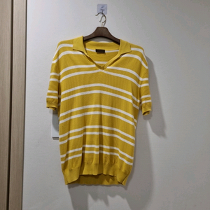 Altea 알테아(이태리 고급니트) 옐로우 스트라이프 니트 국내정품 이미지