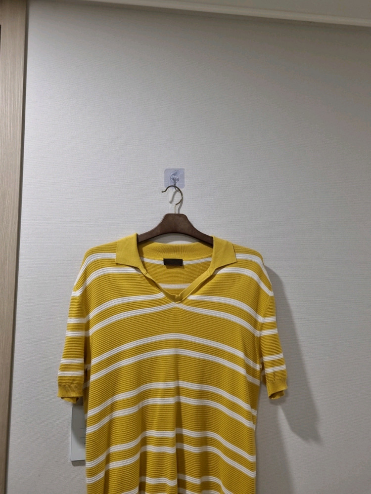 Altea 알테아(이태리 고급니트) 옐로우 스트라이프 니트 국내정품 이미지