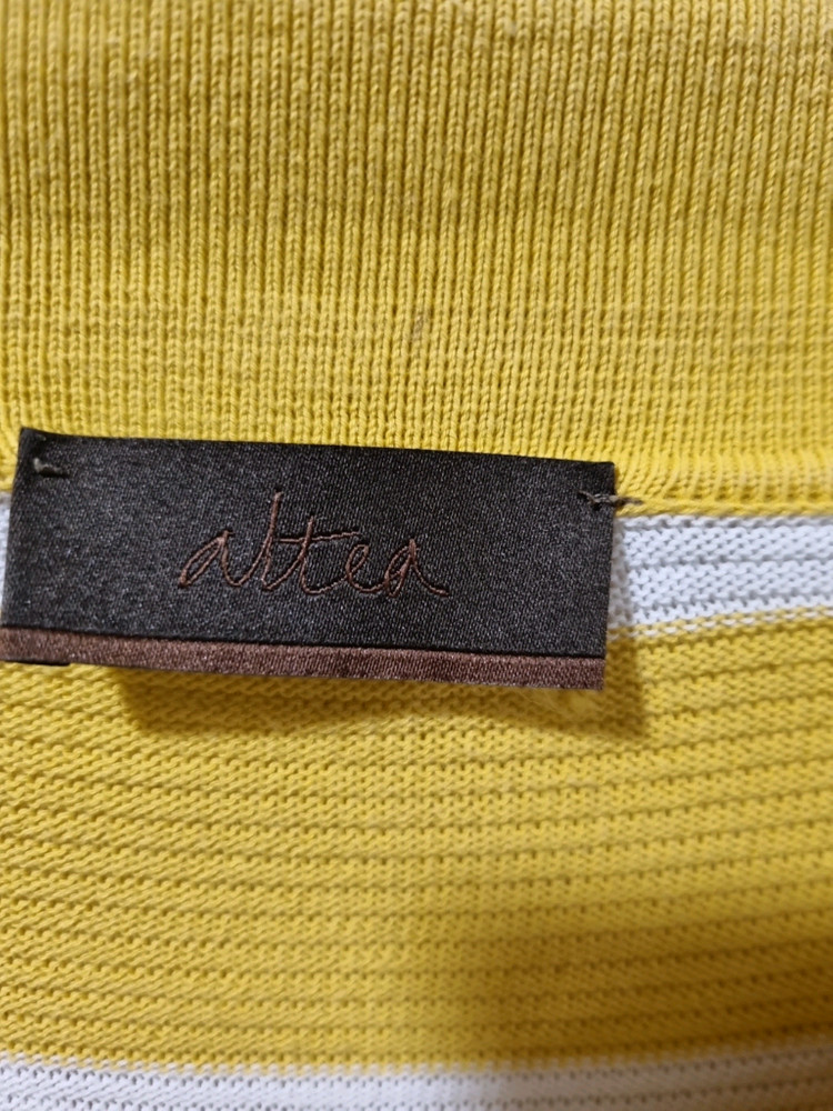 Altea 알테아(이태리 고급니트) 옐로우 스트라이프 니트 국내정품 이미지