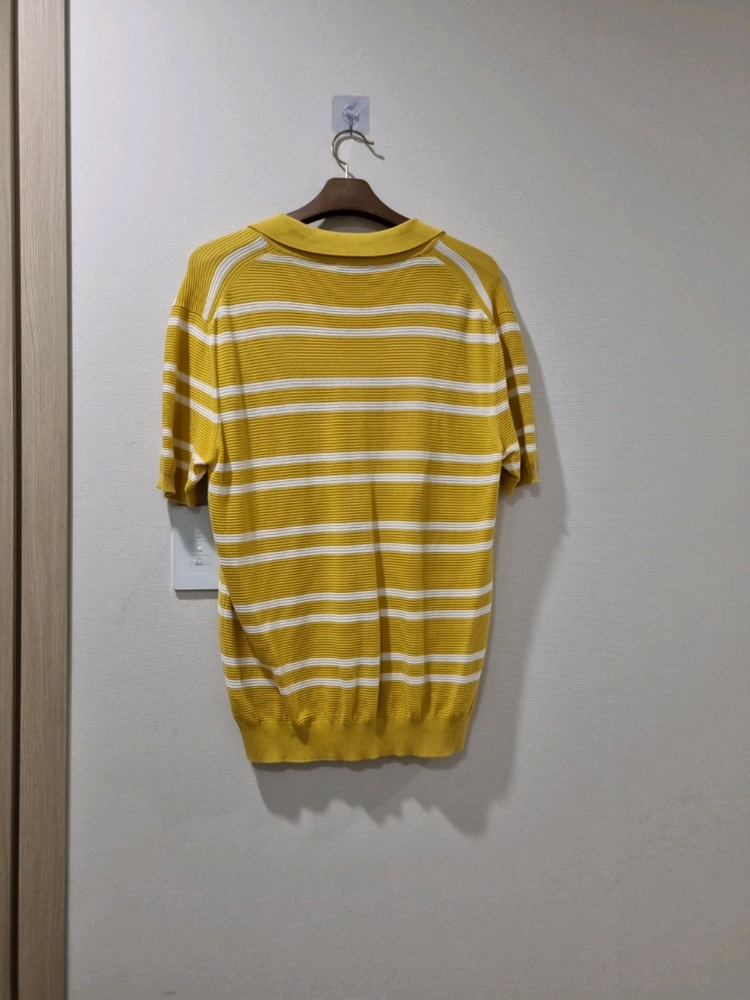 Altea 알테아(이태리 고급니트) 옐로우 스트라이프 니트 국내정품 이미지