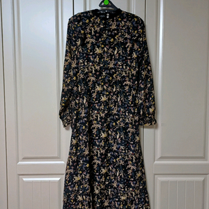 써스데이아일랜드 플라워 쉬폰원피스 S 모리걸보헤미안 이미지