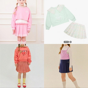 봄가을 L 120호 9호 아동 여아 상하복 스커트 세트 / 로엠걸스 리에벨로 올리반 이미지
