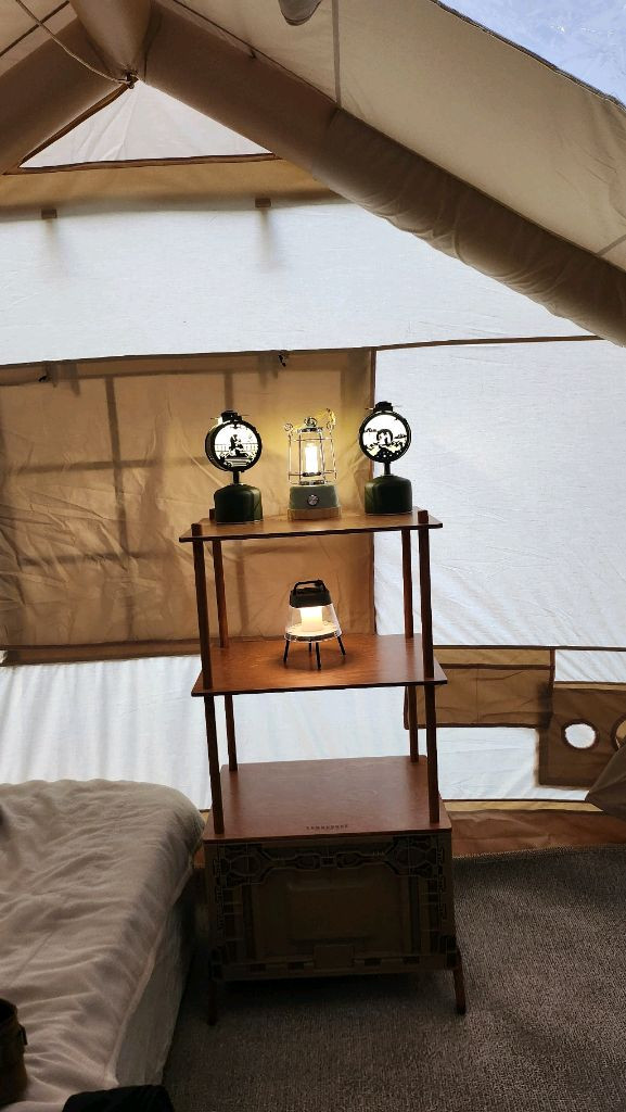 캠핑 랜턴 디어문 칸델라 + 타공판 + 이소가스 케이스 + 랜턴 파우치 이미지