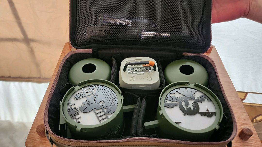 캠핑 랜턴 디어문 칸델라 + 타공판 + 이소가스 케이스 + 랜턴 파우치 이미지