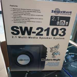 쇽웨이브 SW-2103 우퍼 스피커 미개봉 이미지
