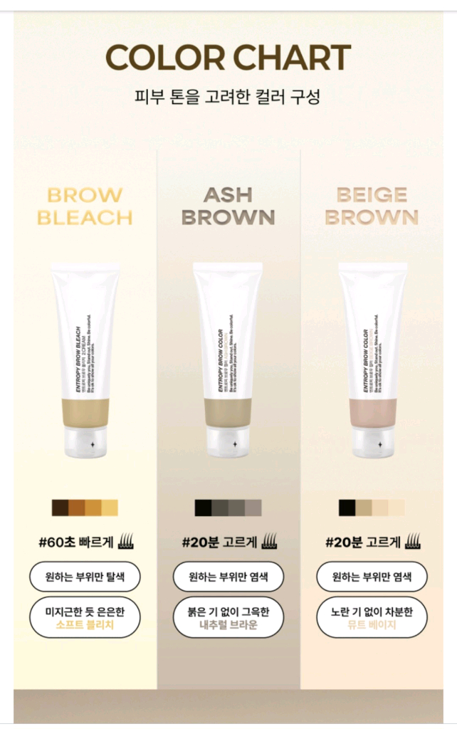 엔트로피 브로우 블리치 (새상품) 이미지
