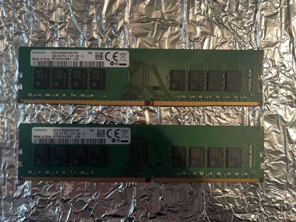 삼성전자 DDR4 16GB PC4-17000 메모리(2133MHz) x2개(32GB) 이미지
