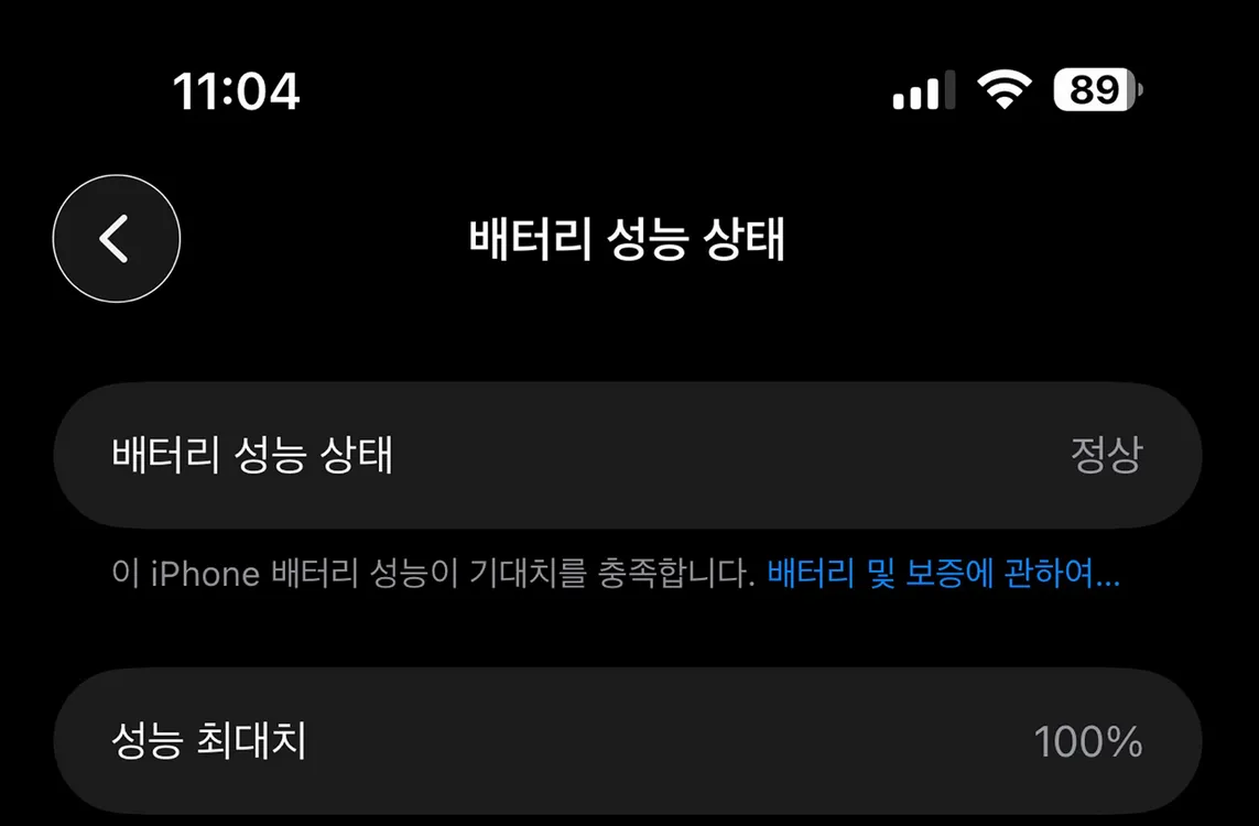 아이폰 17 PRO MAX 512GB 배터리효율100 이미지