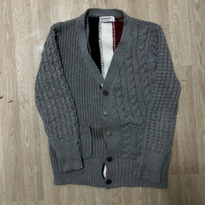 톰브라운 뉴욕 여성 시그니처 꽈배기 니트 가디건 55-66 이미지