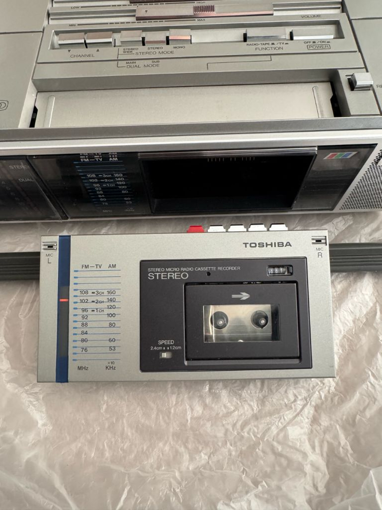 희귀 마이크로 카세트 컬러TV Toshiba Cityboy MX4 (모델명 4V-MX4) 이미지