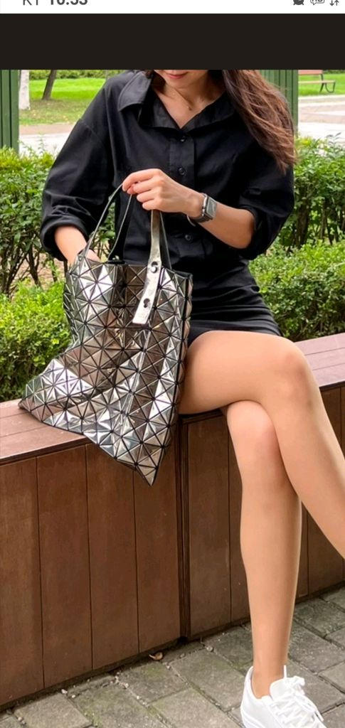 바오바오백 토트백/숄더백 라지 플래티넘 정품S급(한글텍)구찌프라다루이비통디올고야드샤넬셀린느보테가생로랑버버리가방크로스 이미지