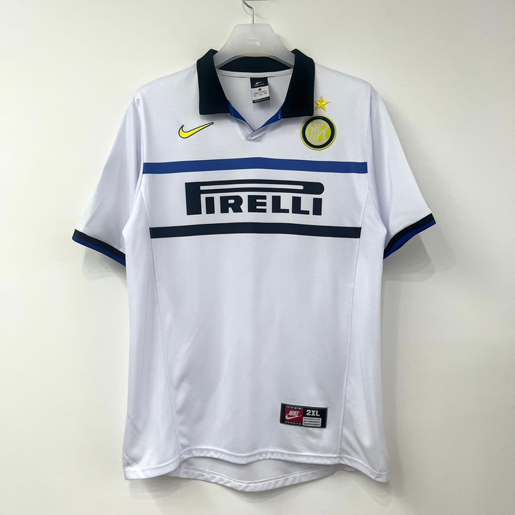 나이키 인터밀란 98-99 레트로 어웨이 올드 반팔 유니폼 이미지