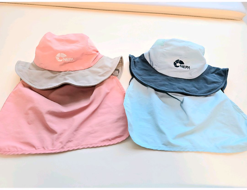 네파 아동 모자, 젤리스푼 래쉬가드, 아쿠아슈즈, 수영복 이미지