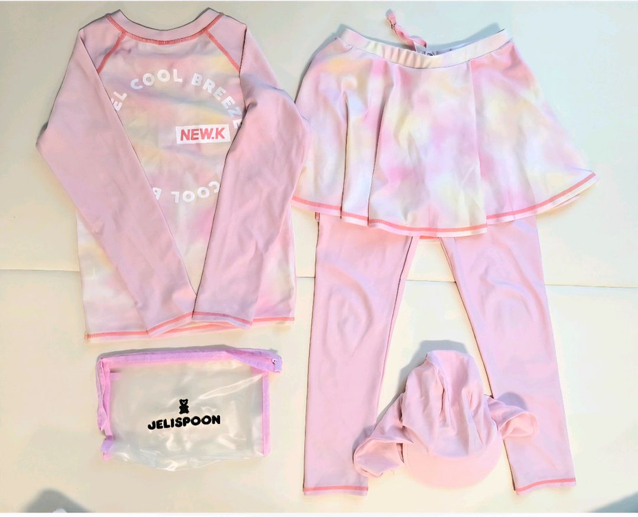 네파 아동 모자, 젤리스푼 래쉬가드, 아쿠아슈즈, 수영복 이미지