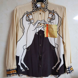 버버리 런웨이 유니콘 실크 셔츠 이미지