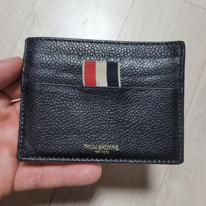 정품 톰브라운 블랙 카드지갑 이미지