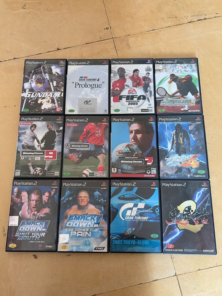 PS2 플스2 게임 타이틀 12종 + 정품 메모리카드 일괄 판매 이미지