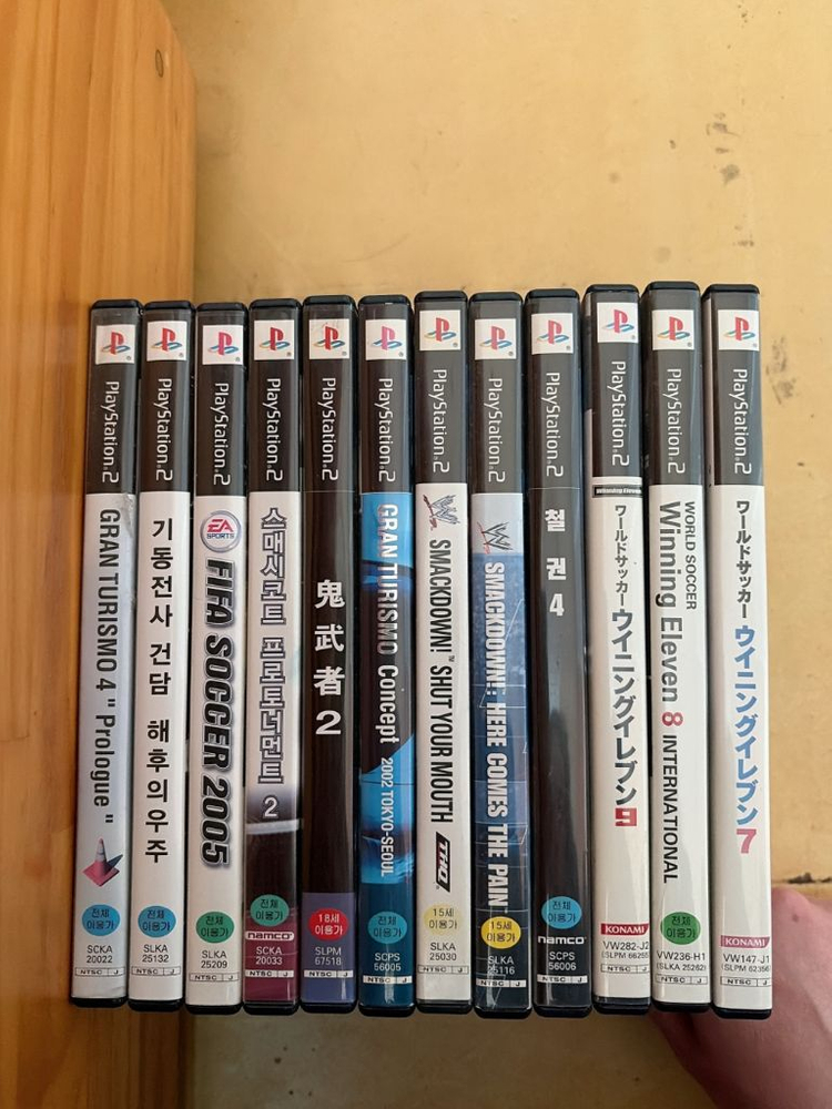 PS2 플스2 게임 타이틀 12종 + 정품 메모리카드 일괄 판매 이미지