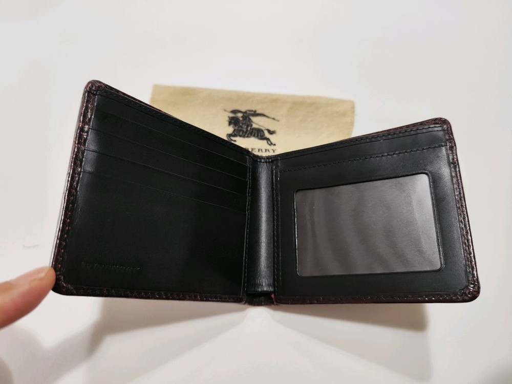 버버리 남성 반지갑 다크브라운 이미지