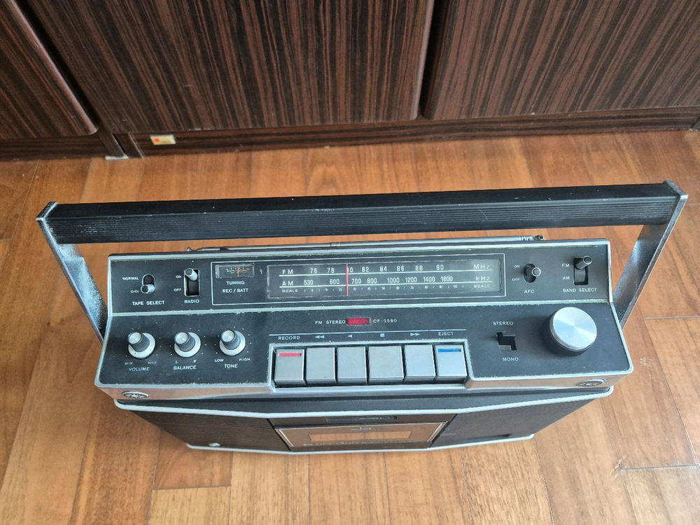 소니 카세트라디오 CF-2580 이미지