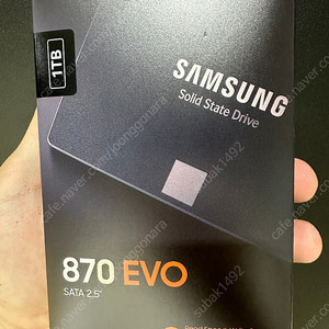 삼성 870 evo ssd카드 1tb 판매합니다 이미지