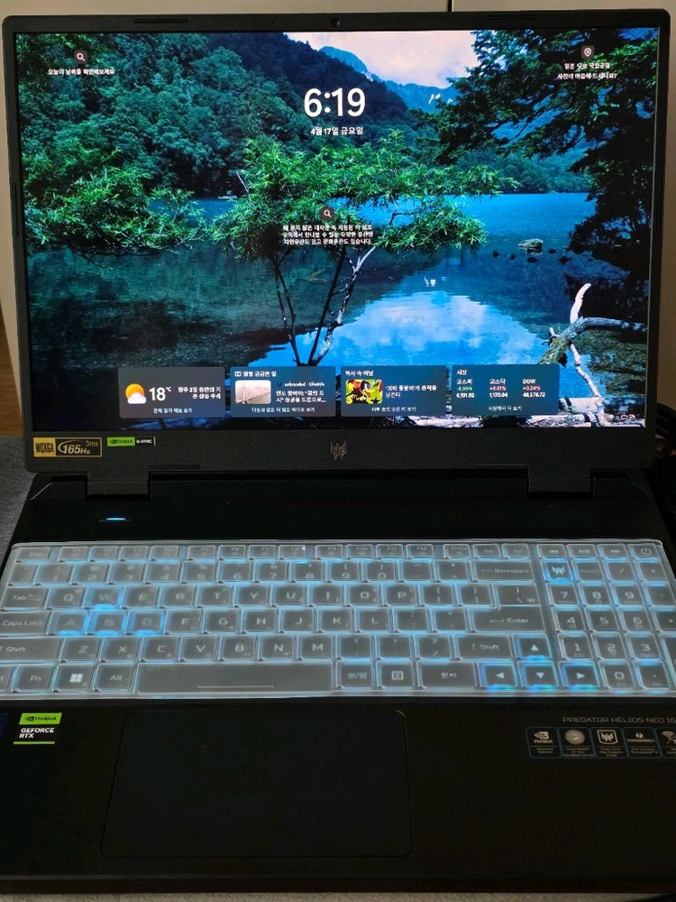 인텔 i9 13900HX/ram32G 512G RTX4060 게이밍노트북 이미지