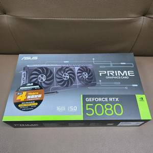 ASUS PRIME 지포스 RTX 5080 D7 16GB 인텍앤컴퍼니 이미지