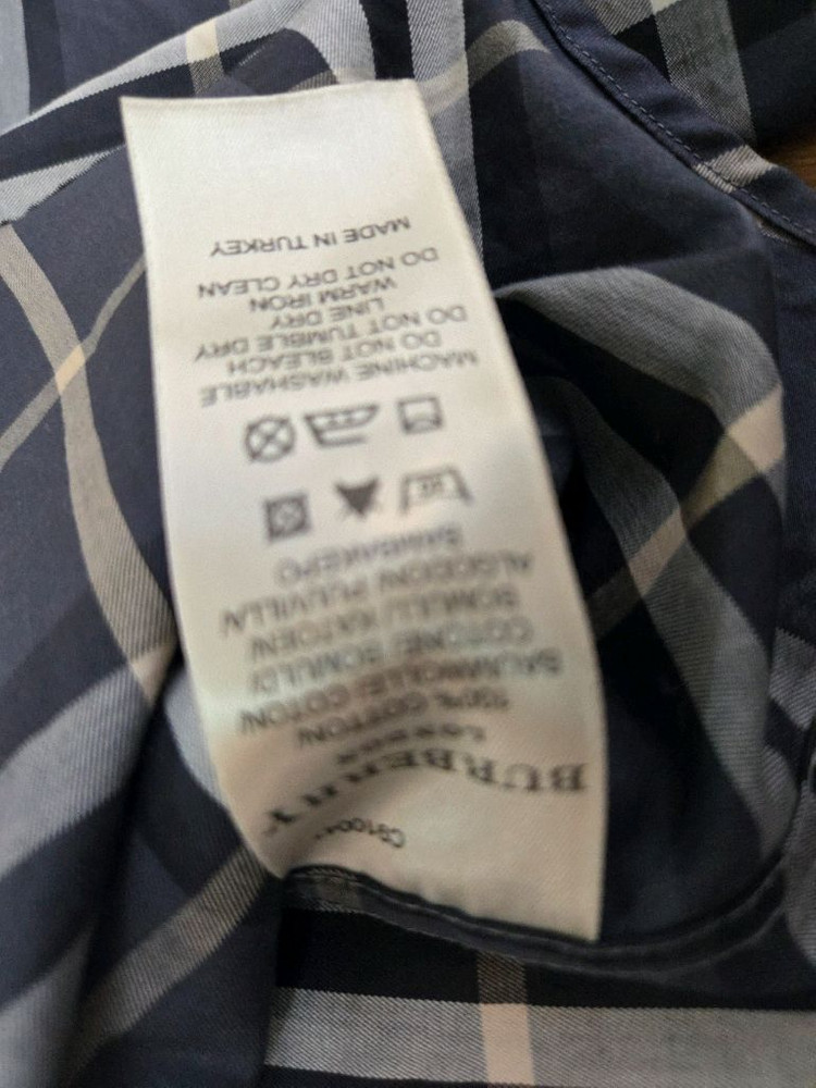 버버리 런던 체크셔츠 M사이즈 이미지