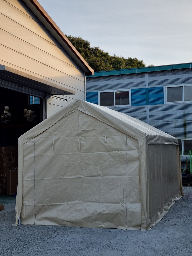 테라스 그늘막 창고 장박 농막 가제보 캐노피천막 야외 캠핑 옥상 몽골텐트 천막 이미지