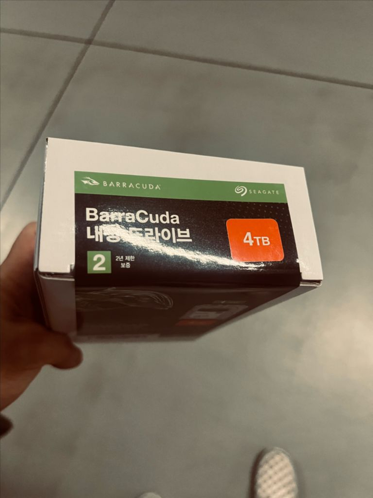 씨게이트 바라쿠다 내장 하드 드라이브 4TB 제품 이미지
