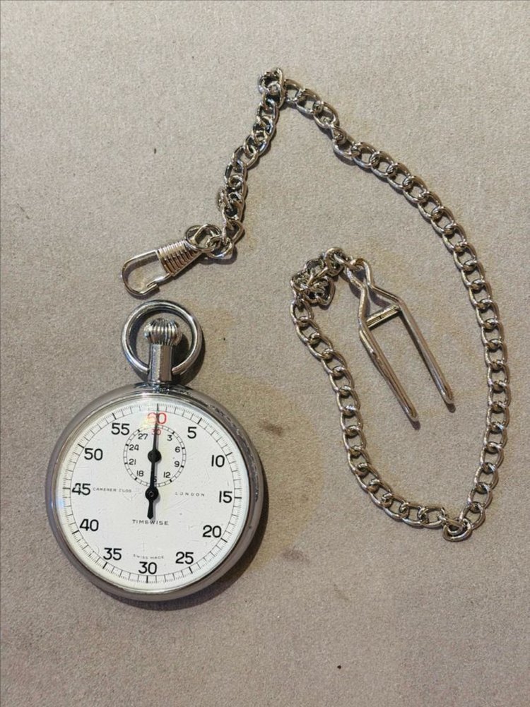 Camerer Cuss London 빈티지 기계식 스톱워치 이미지