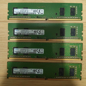 [끌올, 가격인하] 삼성 램 DDR4 2400MHz 4GB 4개 팝니다 이미지