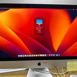 애플 아이맥 iMac 2017년형 27인치 5K / RAM 64GB / SSD 2TB / 영상편집용 / 고사양 이미지