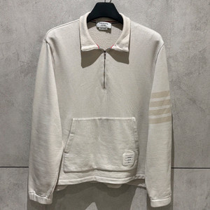 톰브라운 사선완장 하프집업 맨투맨 3사이즈 이미지