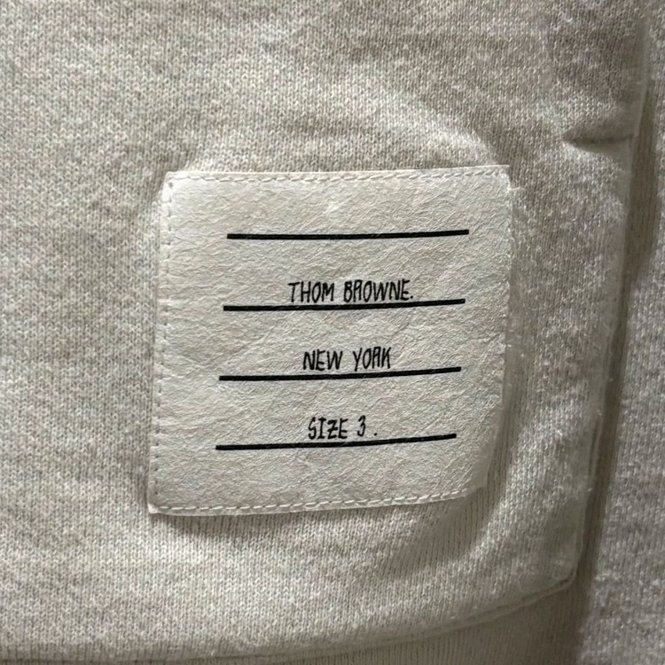 톰브라운 사선완장 하프집업 맨투맨 3사이즈 이미지
